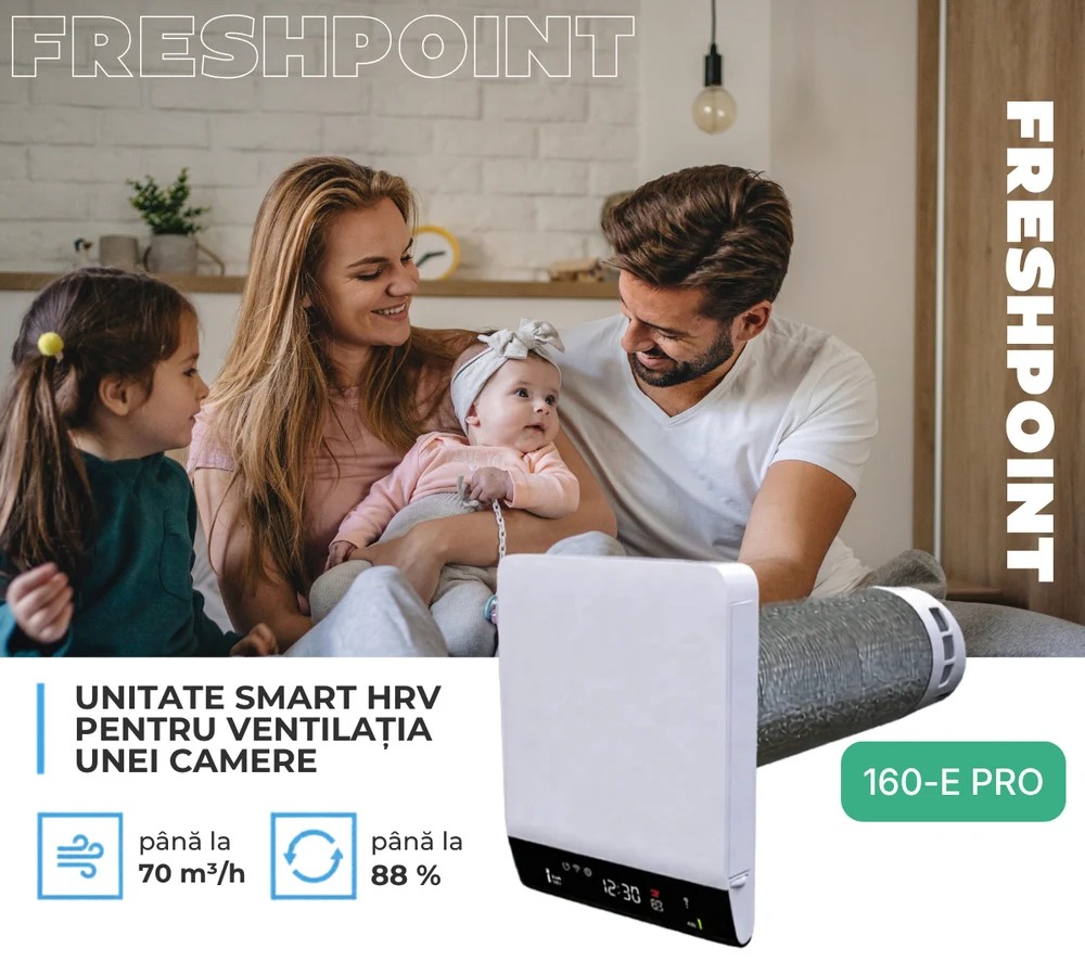 Recuperator Caldură BLAUBERG 160-E PRO 70mc/h